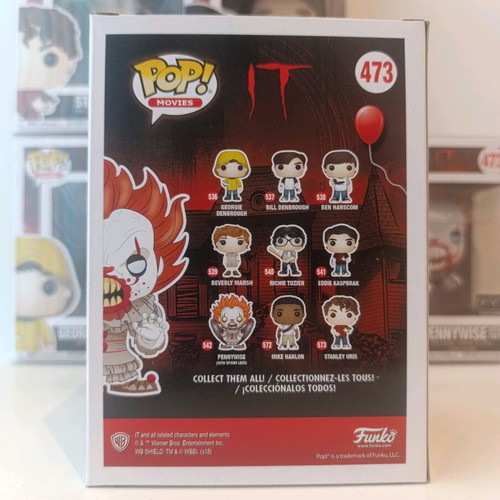 Pennywise with Teeth 473 B&W Funko Pop like new