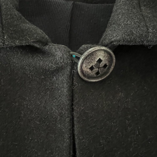 Karavan cropped jacket with folk cuffs, like new, black