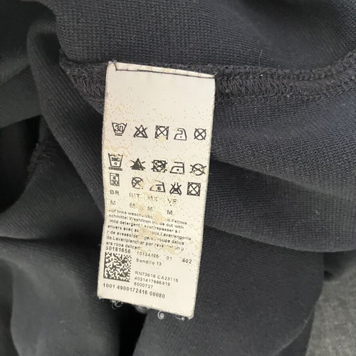 Hugo Boss sweatshirt with zipper medium size like new, gray and blue