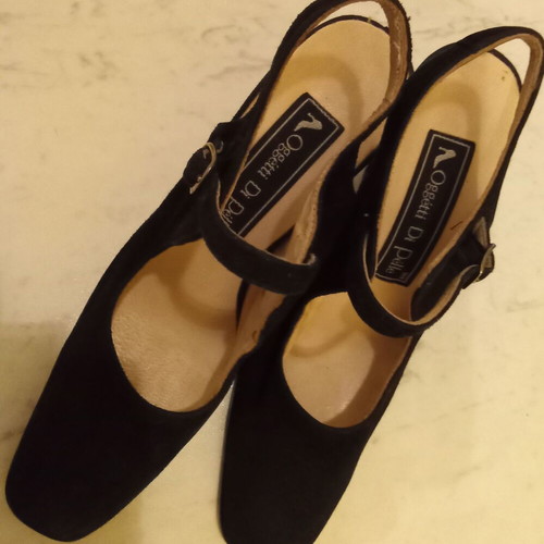 Shoes 37 black genuine leather pumps like new