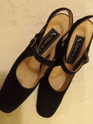 Shoes 37 black genuine leather pumps like new