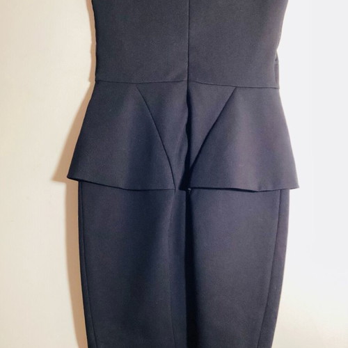 Maje Peplum Midi Dress like new, classic black LBD size 1