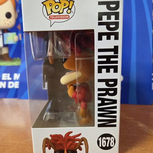 Funko Pop Television #1678 Pepe The Prawn Flocked figure new