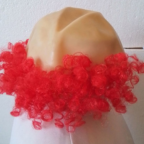 Carnival clown wig red new