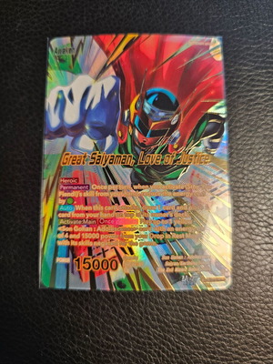 Dragon Ball Super Card Game Great Saiyaman, Love of Justice new