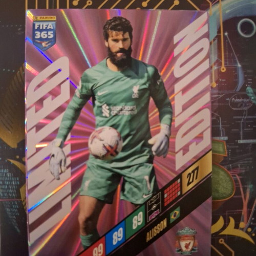 Fifa 365 Limited Edition Alisson Sticker New