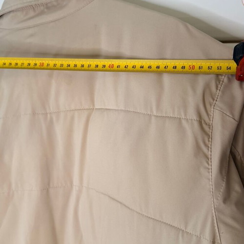 Zara XL beige men's jacket used, quilted light spring jacket