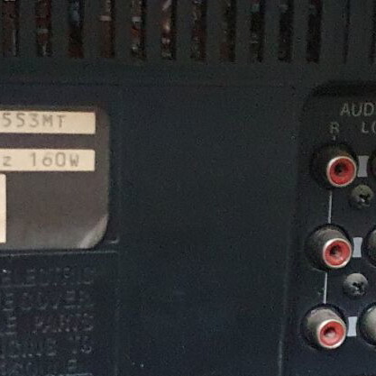Sony Trinitron KV-2553MT TV used, no remote control