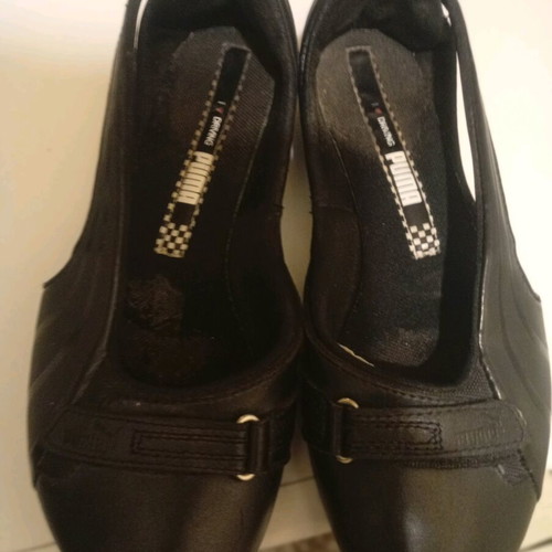 Puma ballerinas like new, size 37, black