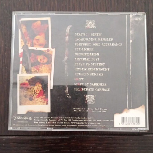 Blood Red Throne Altered Genesis CD, death metal