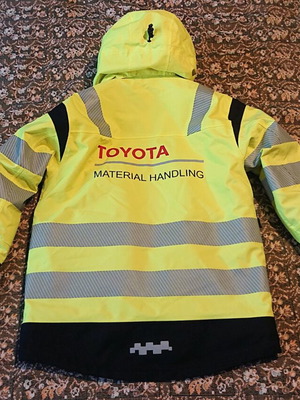 Work jacket like new, size M, windproof and waterproof