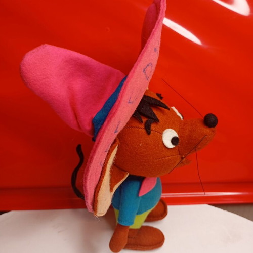 Speedy Gonzales vintage doll from felt material 1970s like new