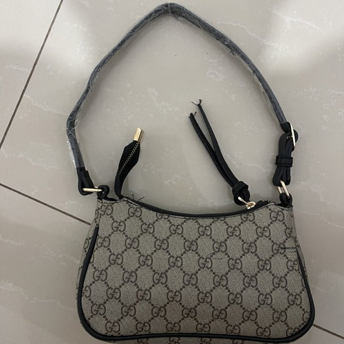 Shoulder bag new, black and brown