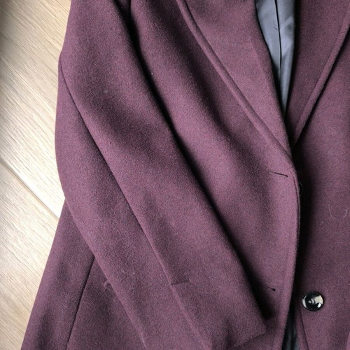 Bordeaux coat like new, oversized, size XL