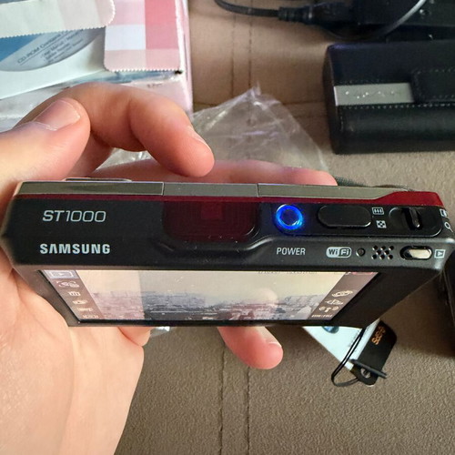 Sony W290 and Samsung ST1000 camera set, working