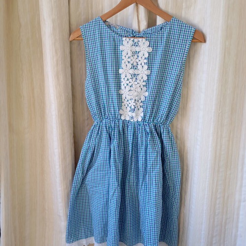 Regalinas dress like new, blue, 60s style