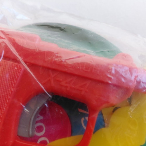 Plastic toy gun with darts and targets Viozach X-44, 80s, new