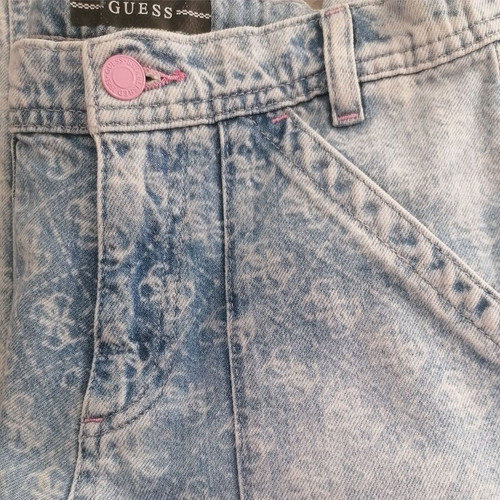 Guess girls' jeans like new with logo and street style design, age 12
