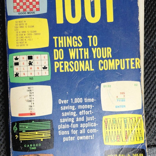 1001 Things to Do with Your Personal Computer book used, English
