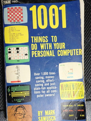 1001 Things to Do with Your Personal Computer book used, English