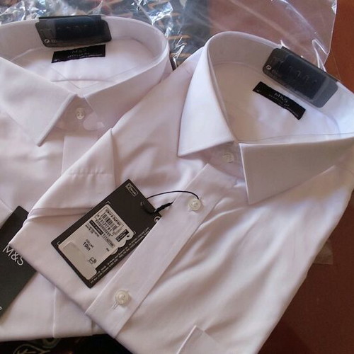 Set of 2 sleeveless shirts and pants M&S new, black and white
