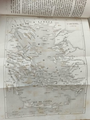 Iles de la Grèce 1853 βιβλίο μεταχειρισμένο, γαλλική γλώσσα