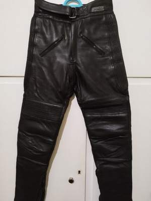 Leather men's motorcycle pants like new