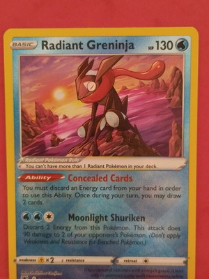 Radiant Greninja #46 Pokemon Astral Radiance new