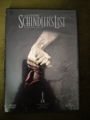 Schindler's List DVD, action adventure, subtitles