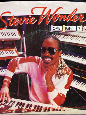 Stevie Wonder Love Light In Flight 7'' vinyl used, R&B Soul