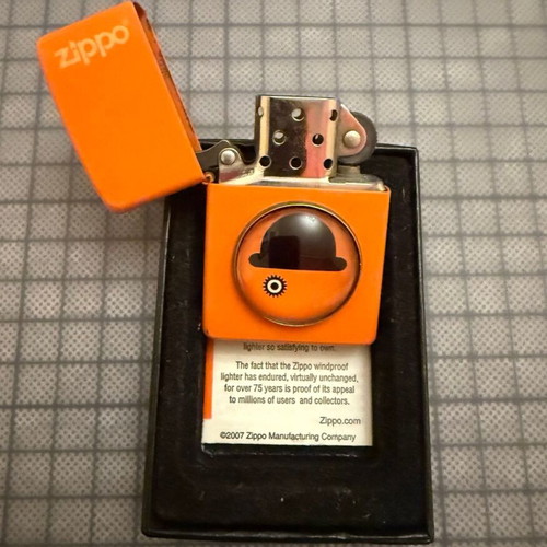 Zippo A Clockwork Orange Alex Bowler Hat lighter handmade decoration