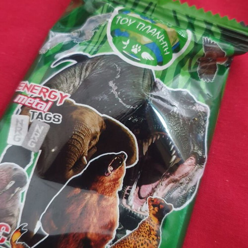 Planet Animals Pack new with cards, metal tags, and figure