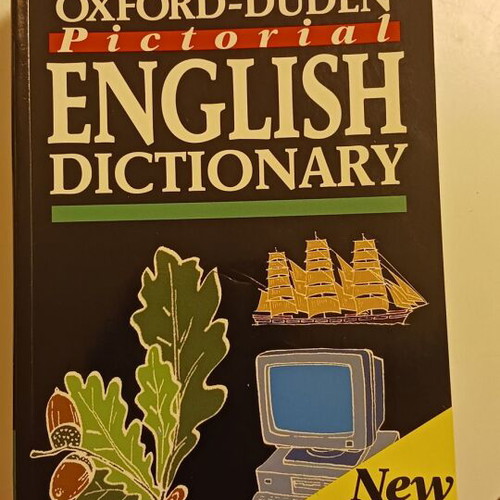 The Oxford-Duden Pictionary English dictionary new