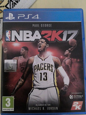 NBA 2K17 παιχνίδι για PlayStation 4 μεταχειρισμένο, αθλητικό