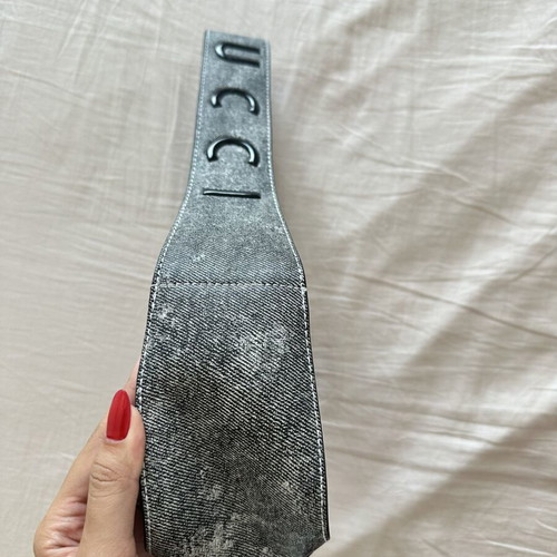 Fiorucci grey denim shoulder bag