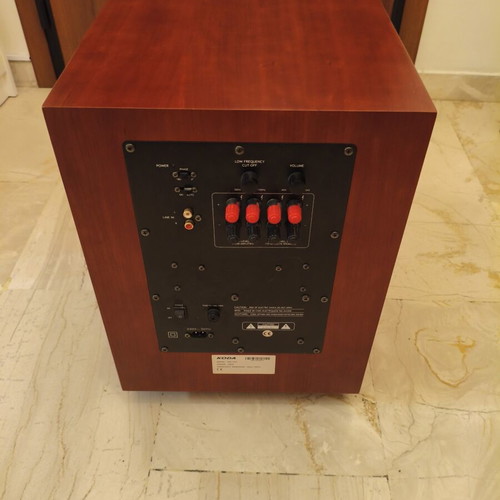 Koda Active Subwoofer 150W Like New, 10" Speaker, Wood Finish