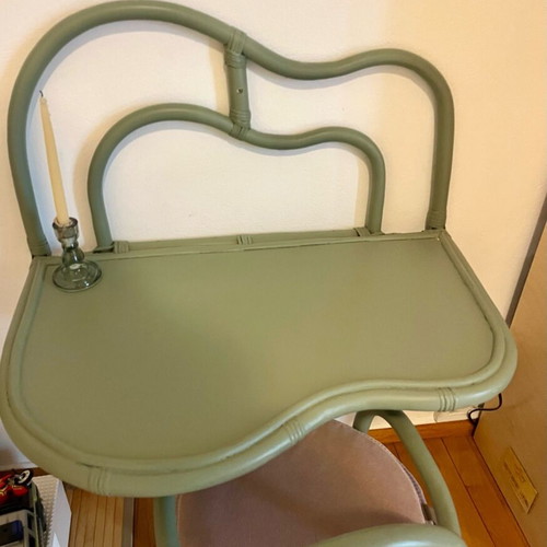 Bamboo table and chair H&M home new with ecological varnish