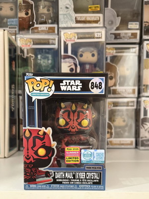 Funko Pop Star Wars Darth Maul Kyber Crystal bobblehead