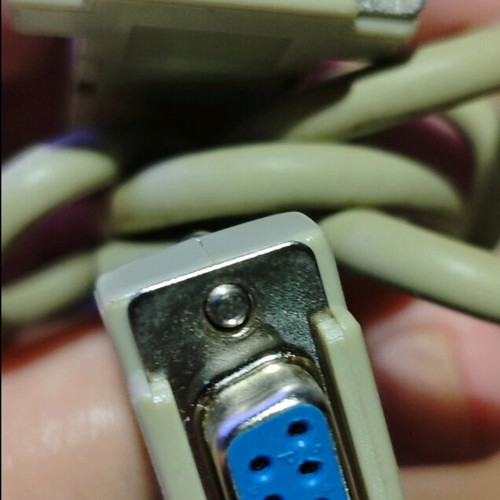 RS232 9-pin female to 9-pin male cable 1.8m like new