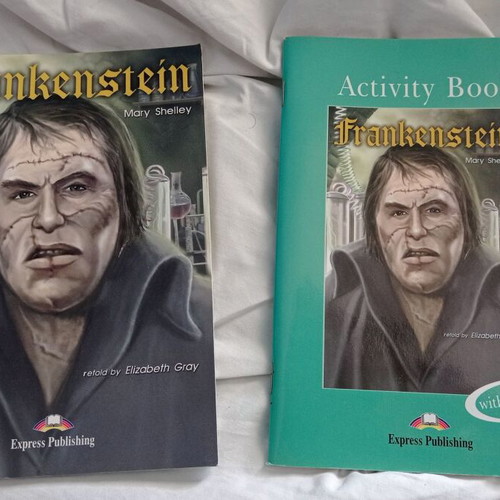 English learning books new with Frankenstein theme, Express Publishing
