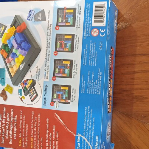 Rush Hour Board Game by ThinkFun like new