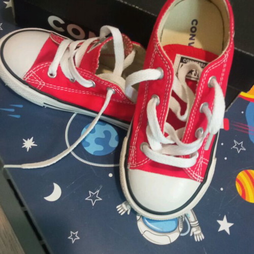 Converse sneakers size 26 new red