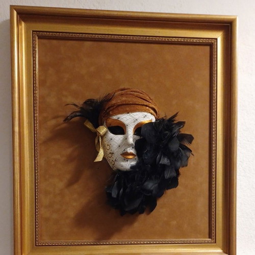 Venetian mask on wall decor new, decorative art piece