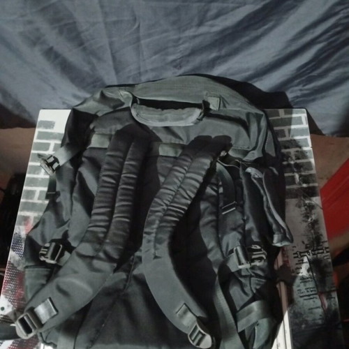 Dielle multipurpose travel backpack gray like new