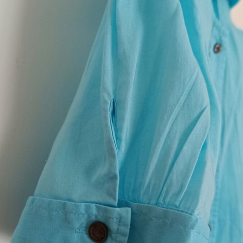 Polo Jeans cotton shirt like new, turquoise
