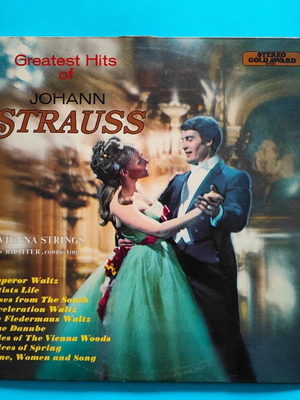 Johann Strauss Vinyl Record Like New, Classical Music