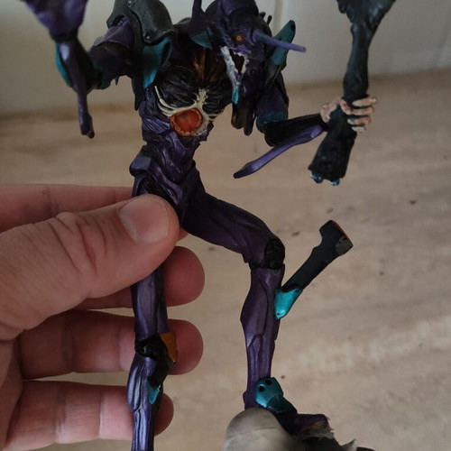 Neon Genesis Evangelion EVA-01 vs Sachiel Third Angel figures used set