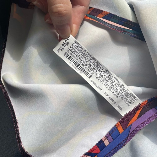 Zara short printed dress new, size M, multicolor
