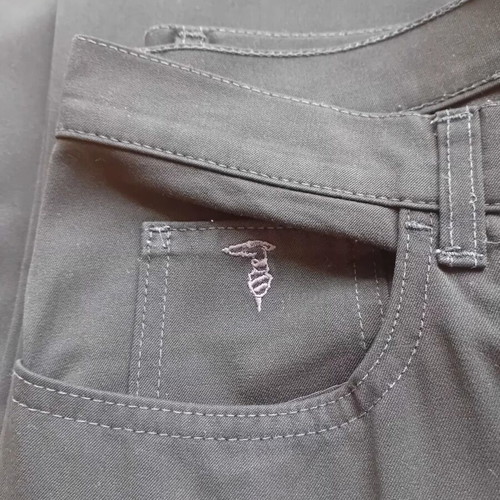 Trussardi office pants like new, straight fit, black, XS