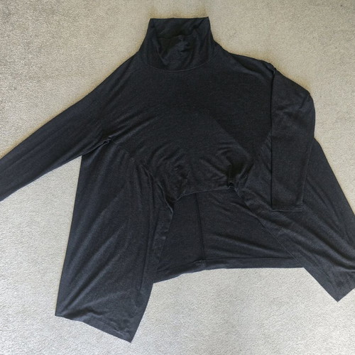 Jersey type blouse used one size gray A.L.E.
